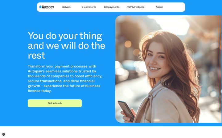 Screenshot of autopay.eu