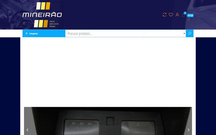 Screenshot of autopecasmineirao.com.br