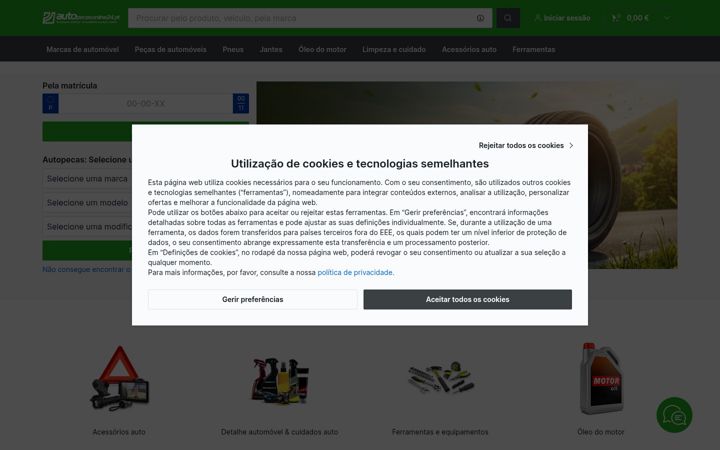 Screenshot of autopecasonline24.pt