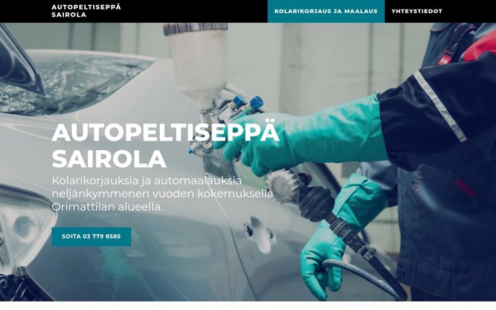 Screenshot of autopeltiseppasairola.fi
