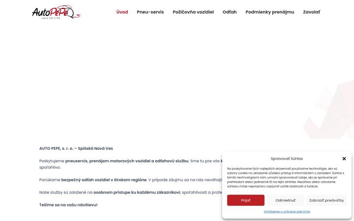 Screenshot di autopepe.sk