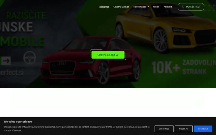 Screenshot di autoperfect.si