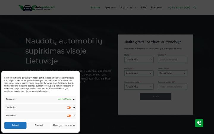Screenshot of autoperkam.lt