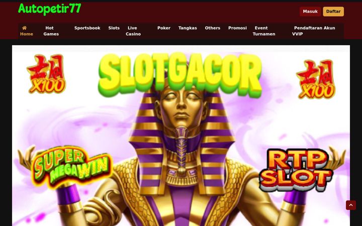 Screenshot of autopetir77.com