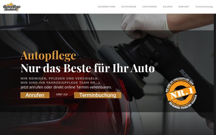 Screenshot of autopflege-bismarck.de