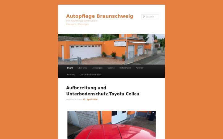 Екранна снимка на autopflege-braunschweig.de