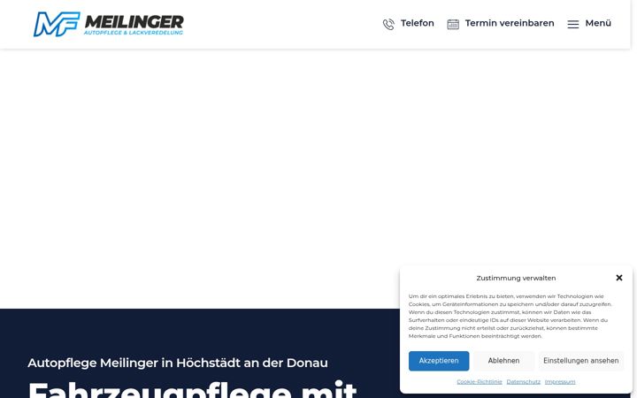 Screenshot of autopflege-meilinger.de