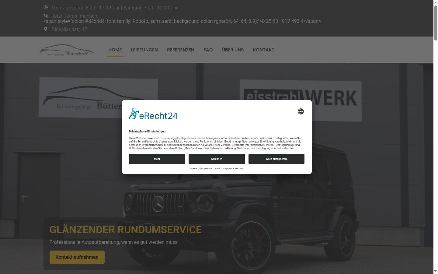 Screenshot tal-banner tal-kunsens muri qabel kwalunkwe interazzjoni