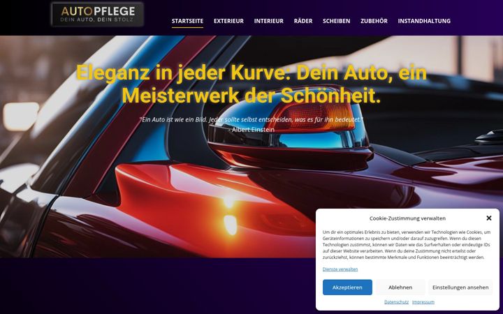 Screenshot of autopflege1a.de