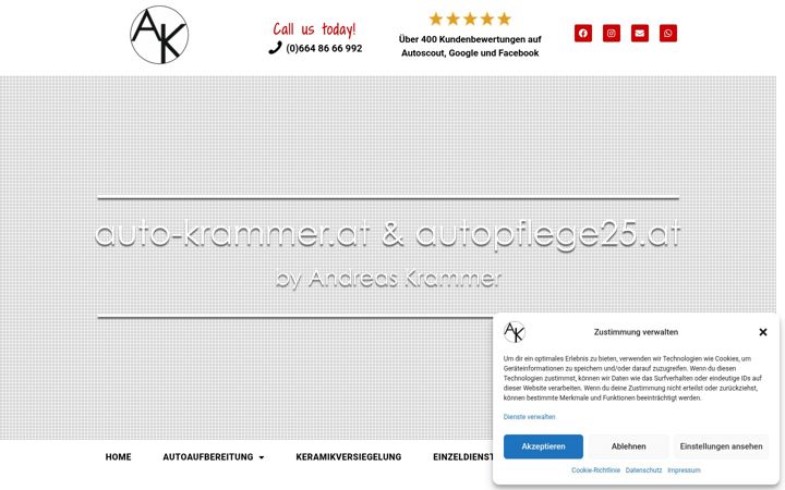 Screenshot of autopflege25.at