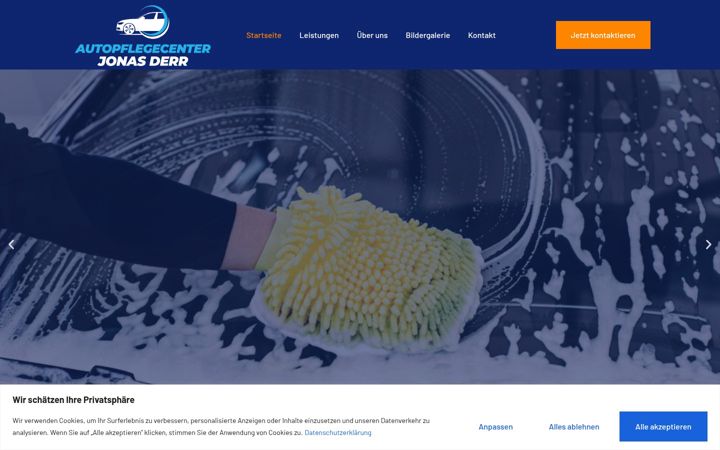 Screenshot of autopflegecenter-derr.de