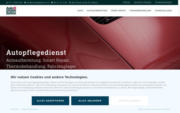 Screenshot of autopflegedienst.com
