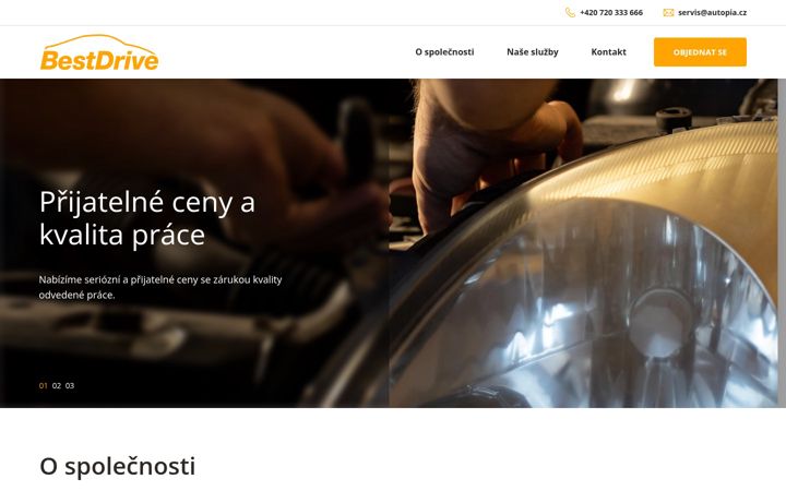 Screenshot of autopia.cz