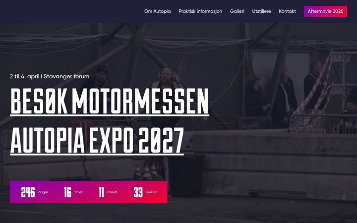 Screenshot of autopiaexpo.no