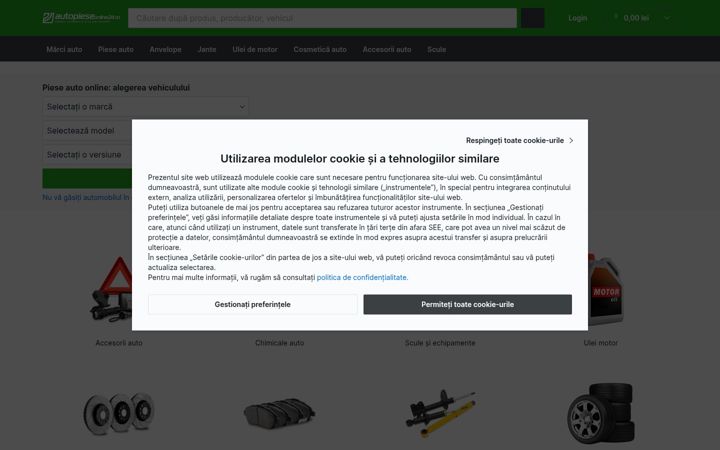 Screenshot of autopieseonline24.ro
