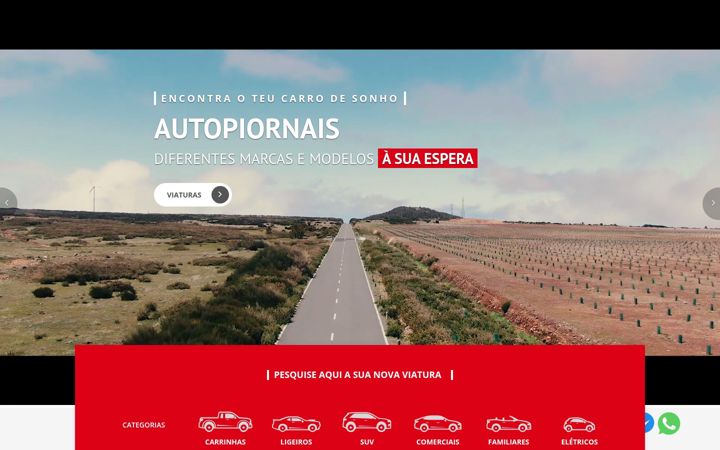 Screenshot of autopiornais.com