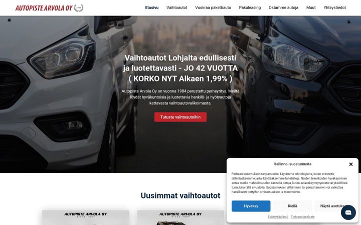 Screenshot of autopistearvola.com