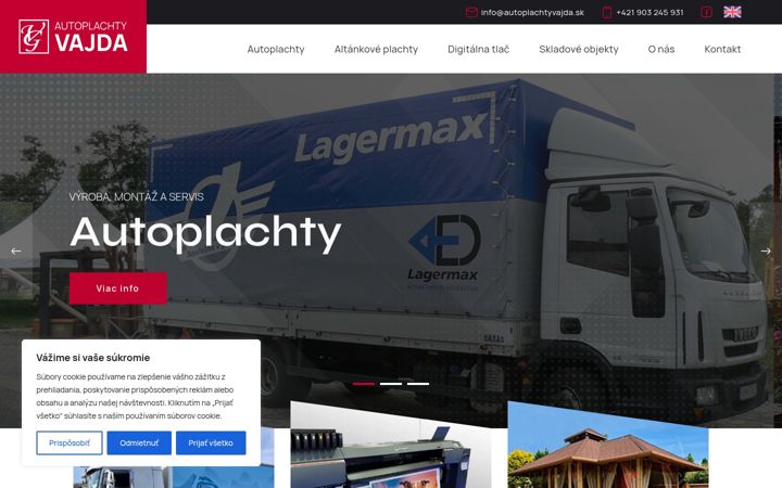 Screenshot of autoplachtyvajda.sk