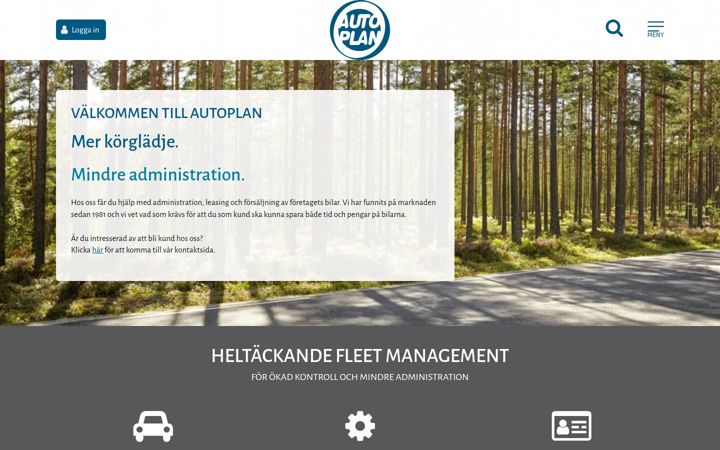 Screenshot of autoplan.se