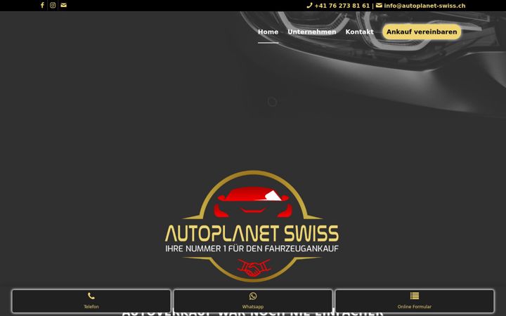 Ekrānuzņēmums no autoplanet-swiss.ch