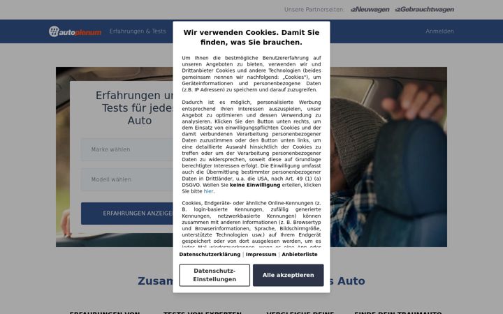 Screenshot of autoplenum.de