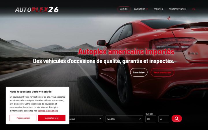 Skjámynd af autoplex26.com