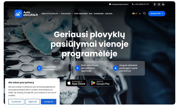 Screenshot of autoplovykla.lt