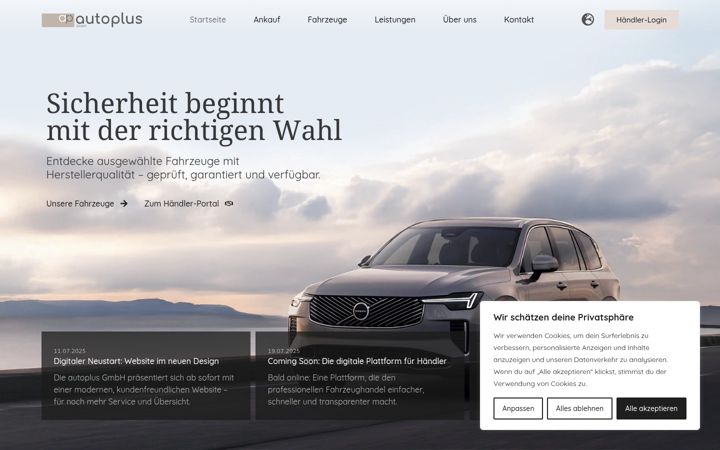 Screenshot of autoplus24.de