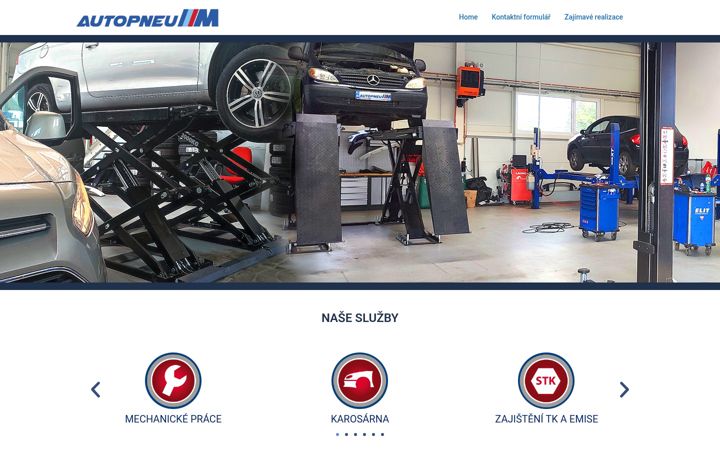 Screenshot of autopneumsobeslav.cz