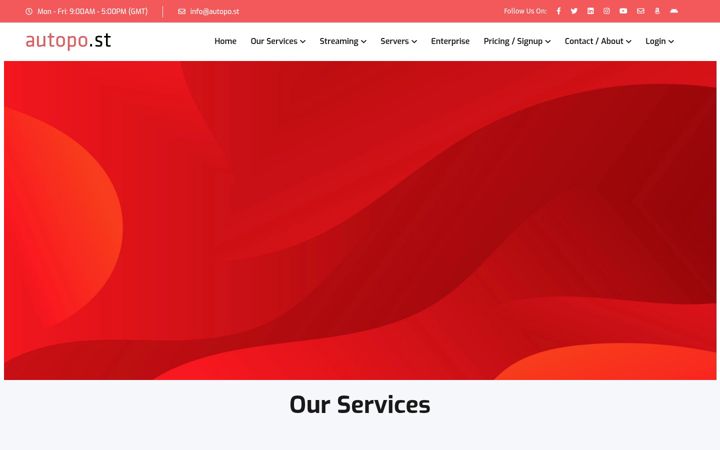 Screenshot van autopo.st