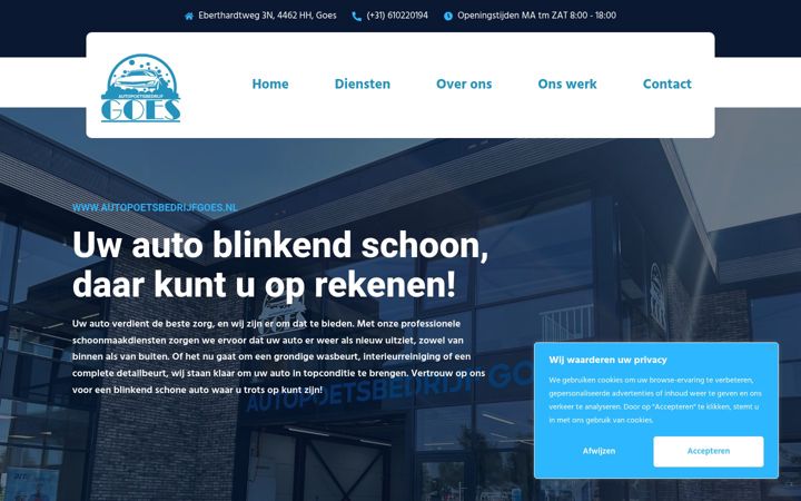 Screenshot di autopoetsbedrijfgoes.nl