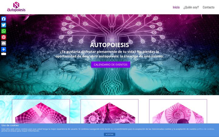 Screenshot of autopoiesis.es