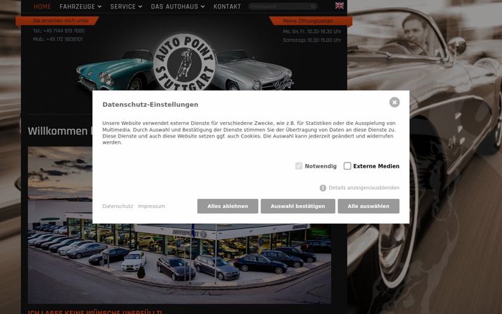 Screenshot di autopoint-stuttgart.de
