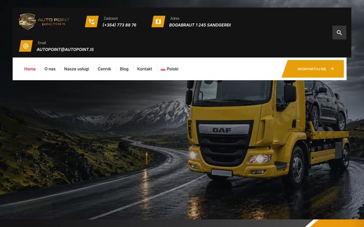 Screenshot of autopoint.is