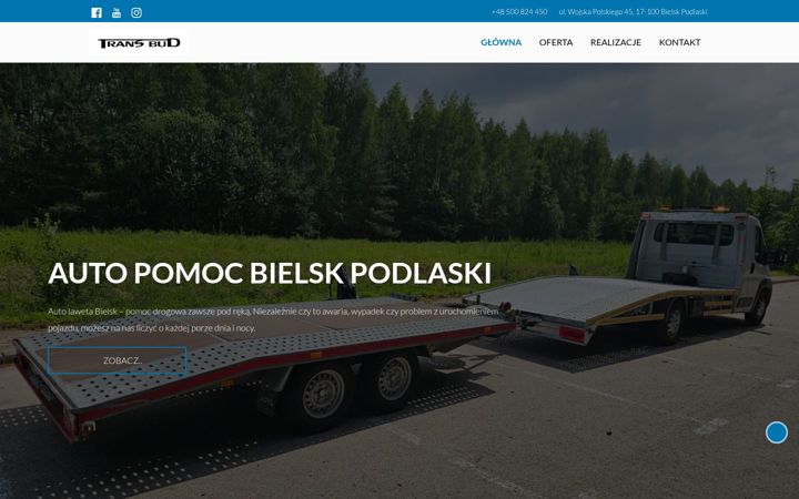 Screenshot of autopomoc-bielsk.pl