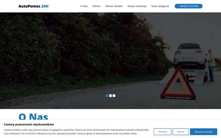 Screenshot of autopomocbystrzyca.pl