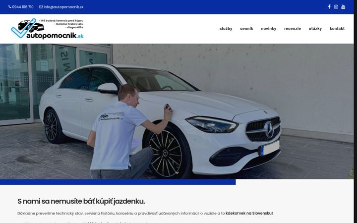 Screenshot of autopomocnik.sk