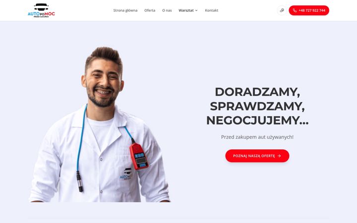 Screenshot of autopomocprzedzakupem.pl