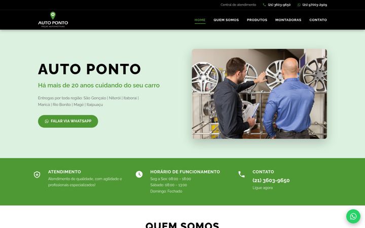 Screenshot of autopontoap.com.br