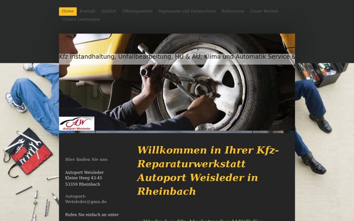 Screenshot of autoport-weisleder.de