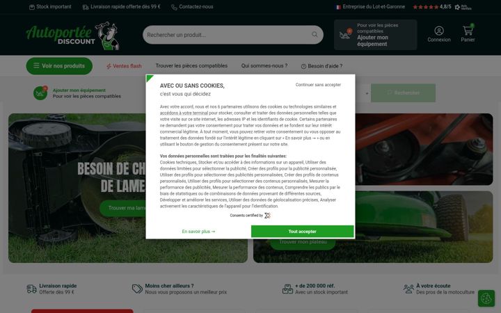 Screenshot of autoportee-discount.fr