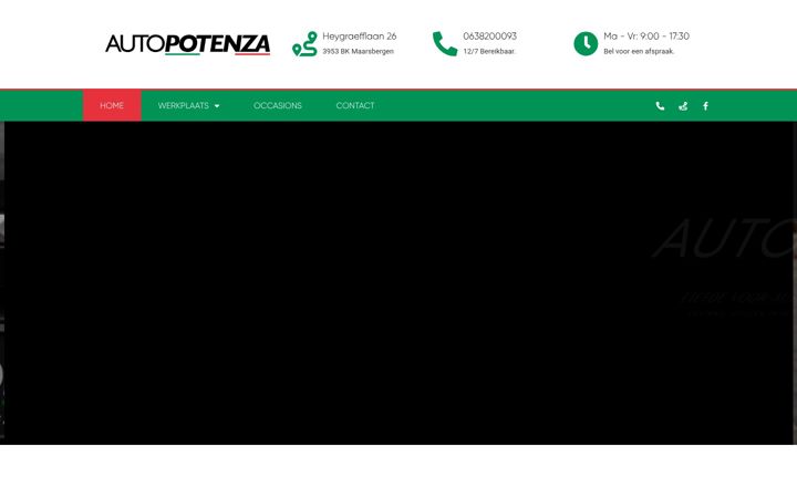 Screenshot of autopotenza.nl