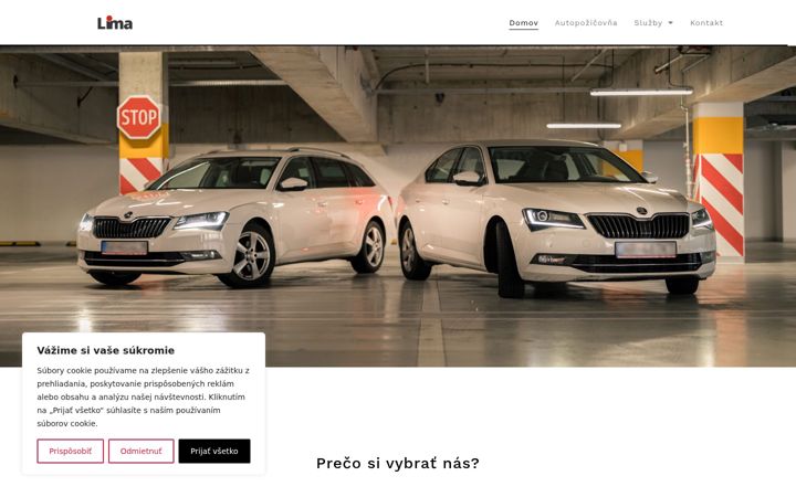 Screenshot of autopozicovnalima.sk