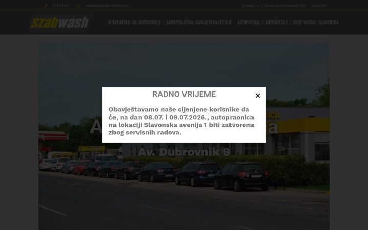 Screenshot of autopraonica-szabo.hr