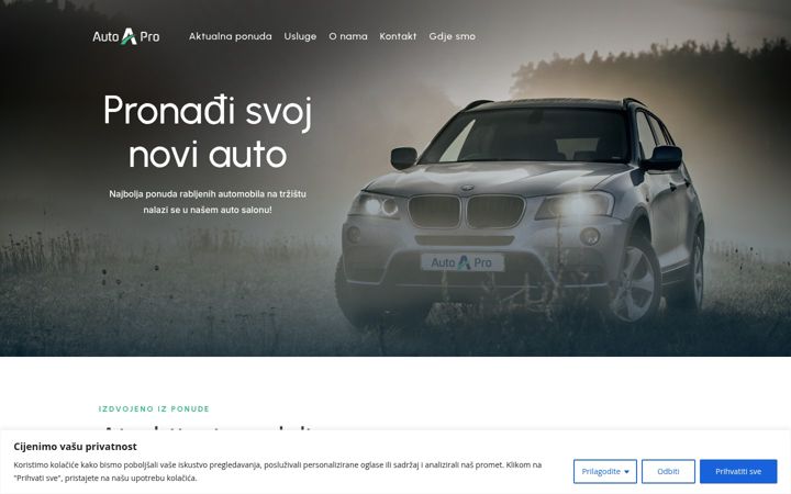 Screenshot of autopro.hr