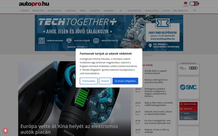 Snímek obrazovky autopro.hu