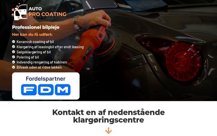 Screenshot of autoprocoating.dk