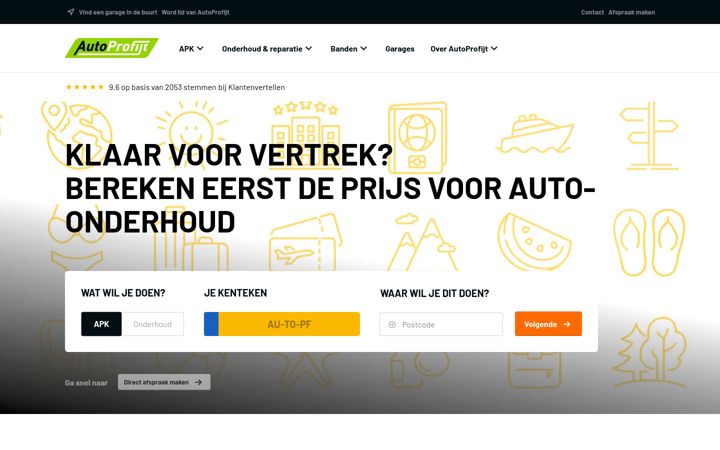Screenshot of autoprofijt.nl