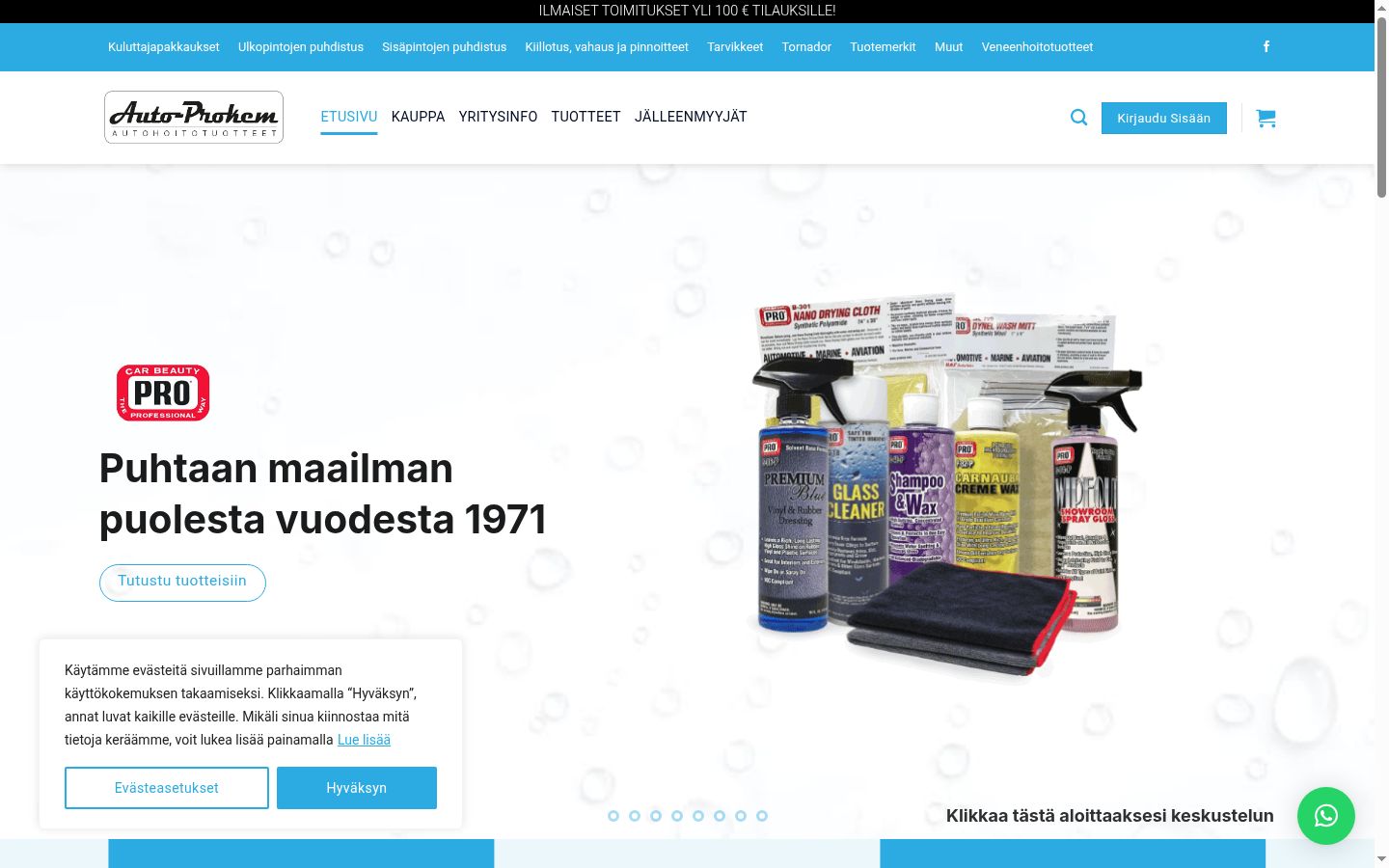 Snímek obrazovky baneru souhlasu zobrazeného před jakoukoli interakcí