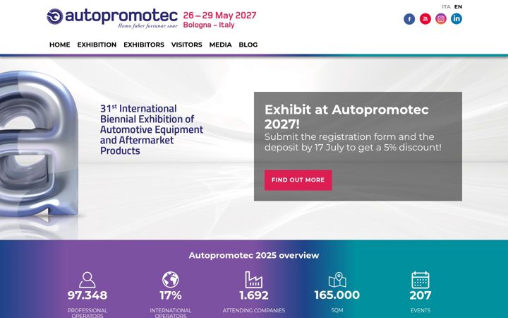 Képernyőkép: autopromotec.com